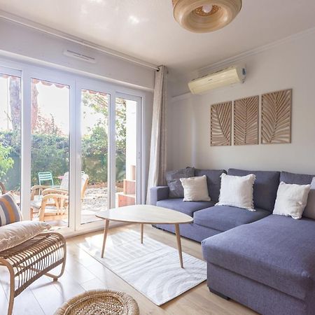 Beauvallon Plage - Magnifique T2 Avec Jardin, Proche Centre, Mer Antibes Eksteriør bilde